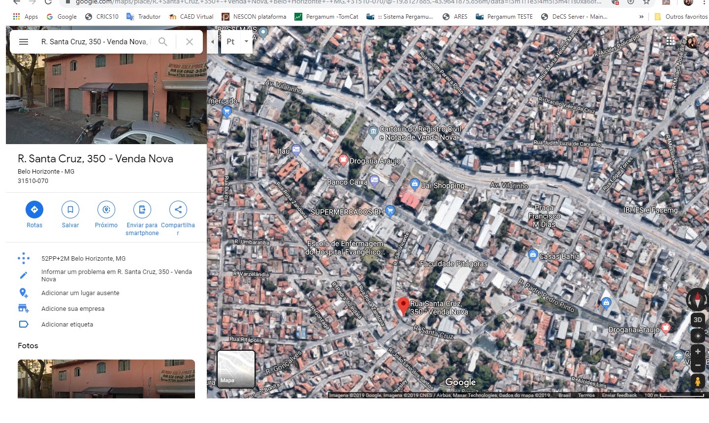 Próximo área comercial de Venda Nova
